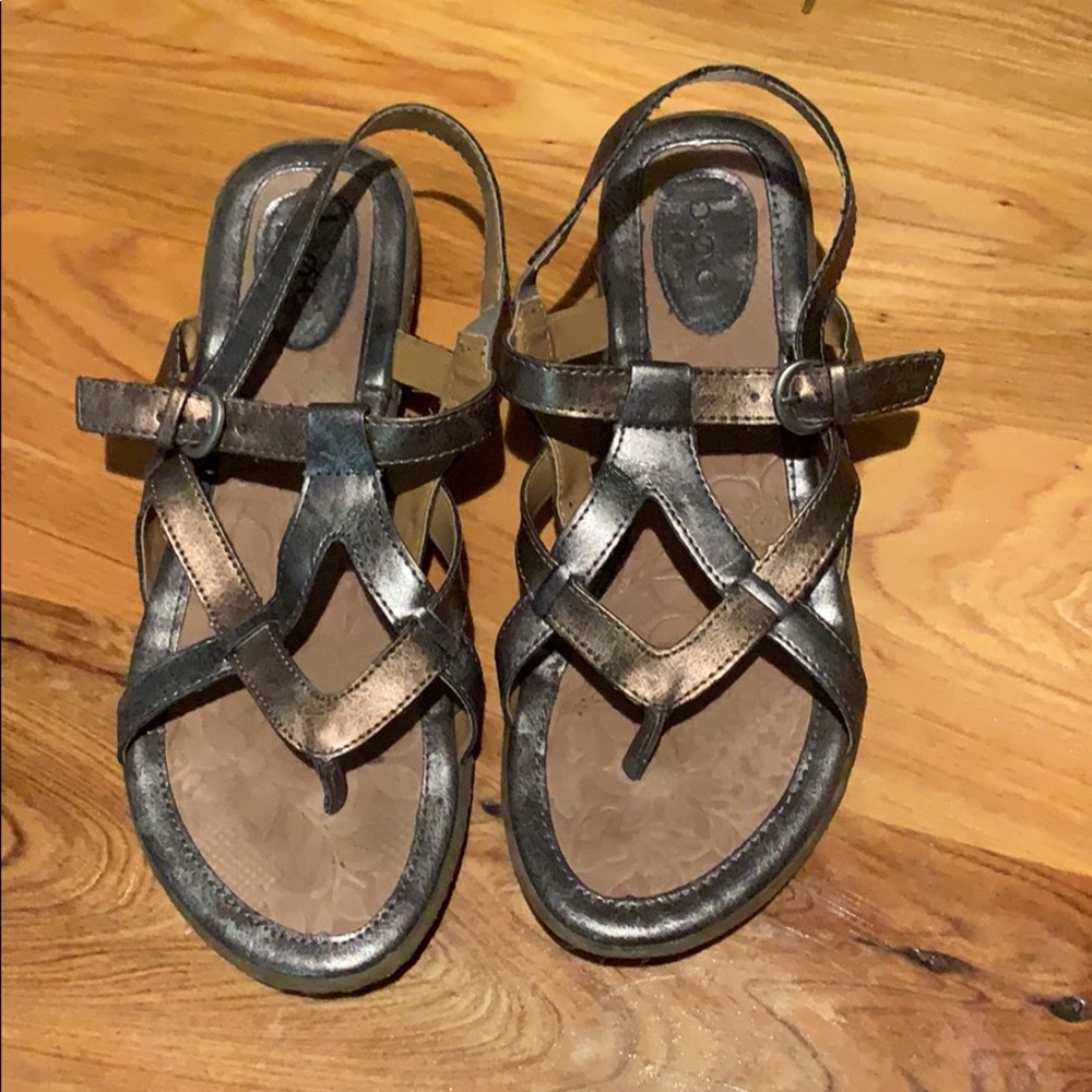 Silver & gold sandals